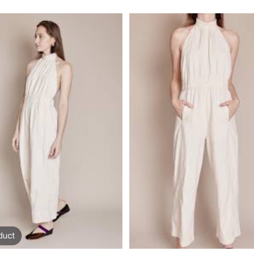 NWOT Apiece Apart Archer Backless Jumpsuit